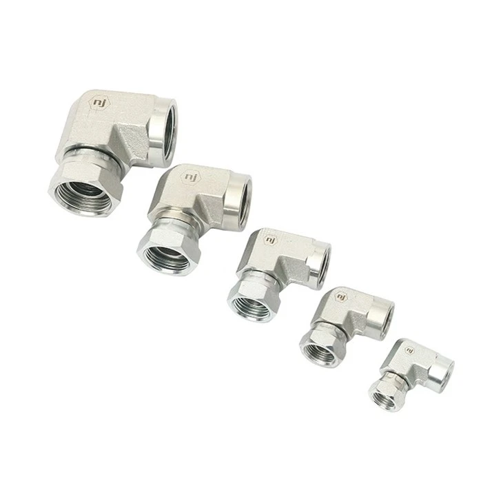 SAE 070102 Carbon Steel JIC NPT Male Thread Flare Tube Fitting 37 Degree